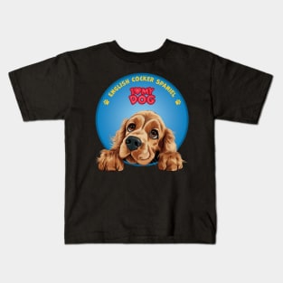 I Love my dog English Cocker Spaniel Kids T-Shirt